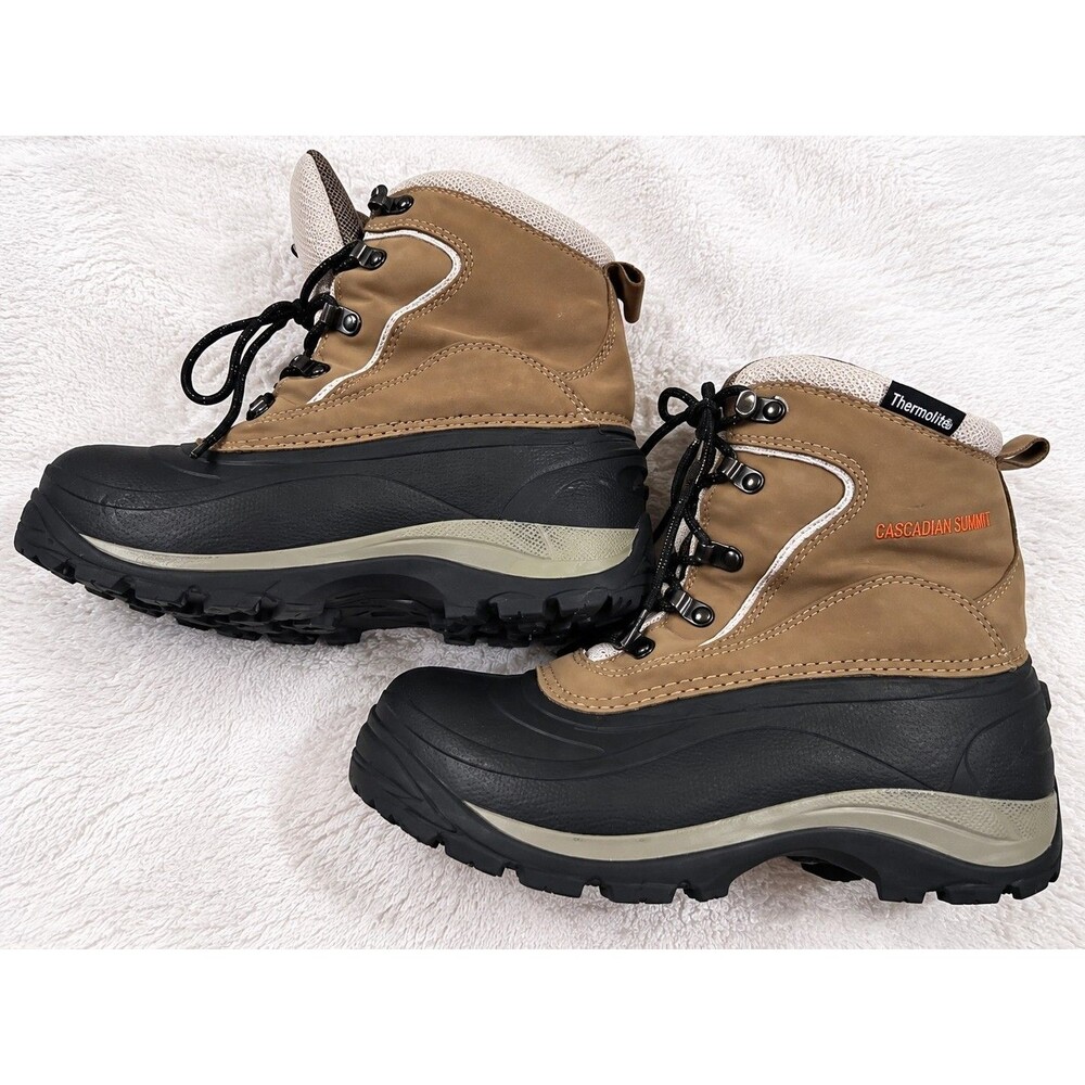 Columbia Cascadian Summit Thermolite Water Resistant Winter Snow Boots Size 8